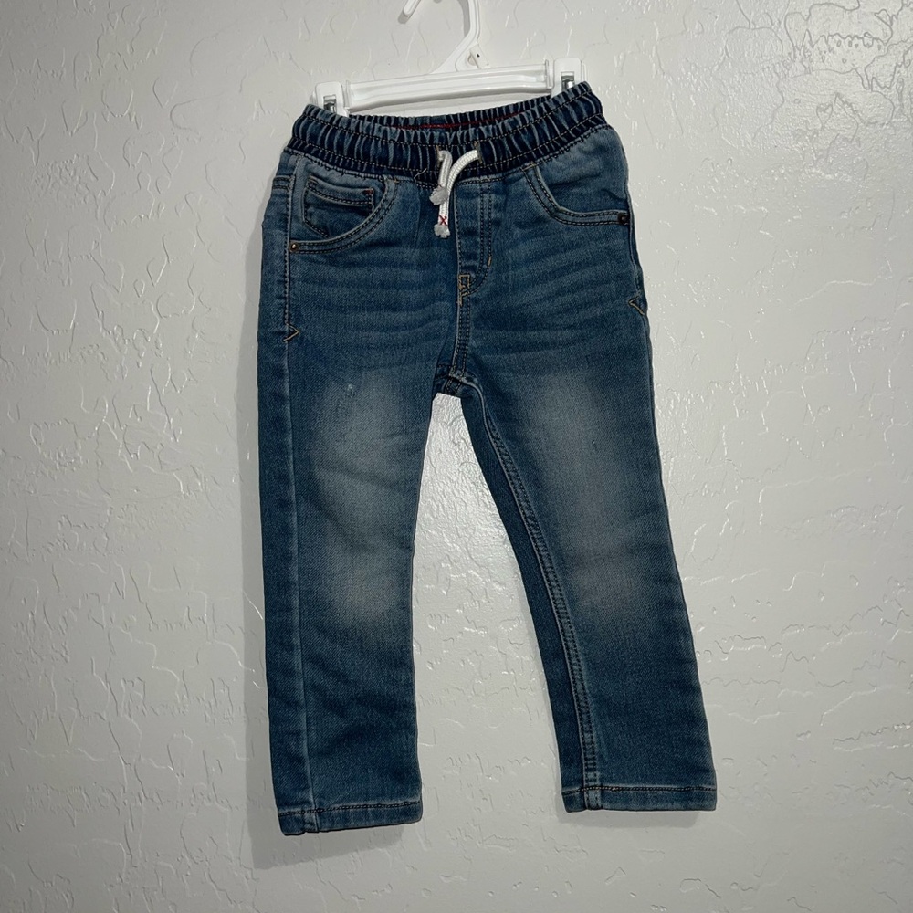 Cat & Jack Skinny Blue Elastic Waist Jeans 2T